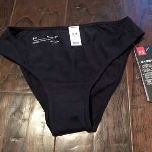 NWT Women's Under Armor UA Swim XS Black Bottoms